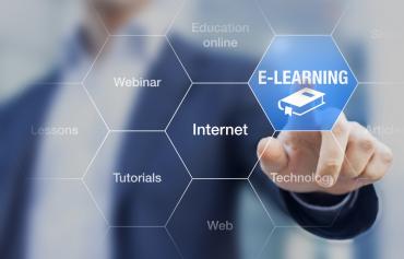 Stock photo of elearning graphic