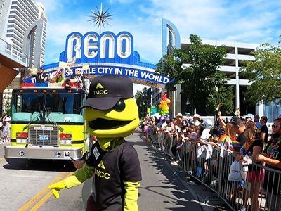 Wizard supported TMCC and Reno's LGBTQIA+ community while celebrating the Northern Nevada Pride Parade.