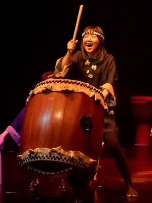 Reno Taiko 'Tsurunokai,' a Japanese drum group formed by EPIC Instructor Rieko Shimbo, performing recently in Elko, NV.