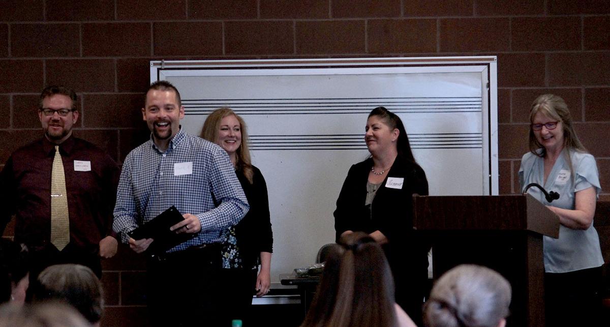 Symposium instructors and students.