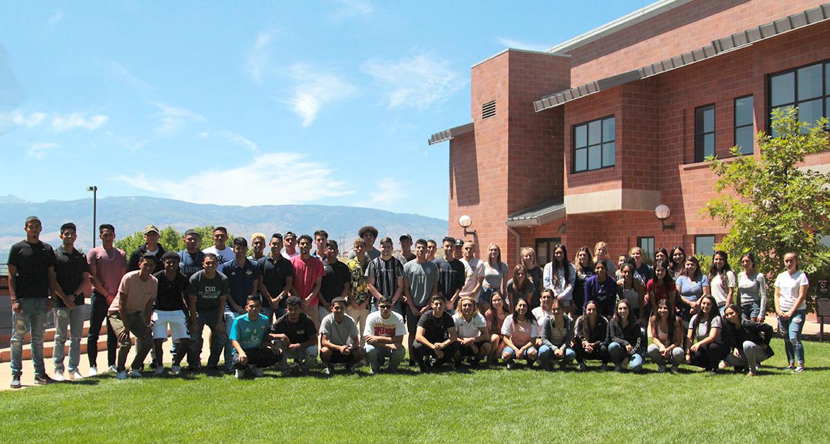 TMCC student-athletes at their first campus meeting.