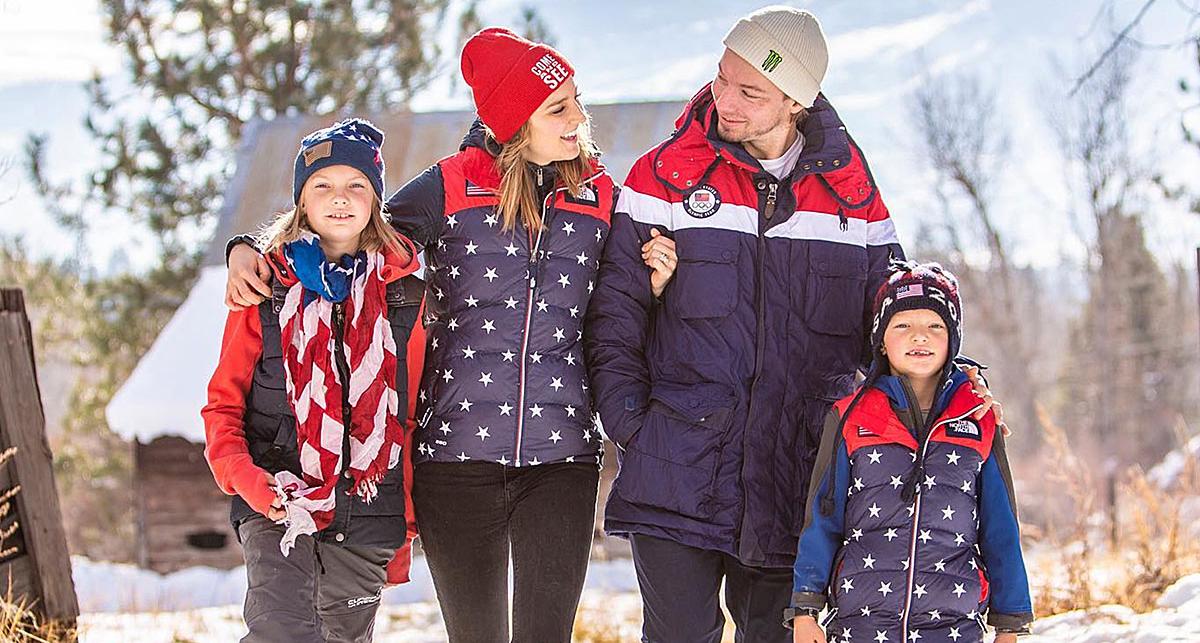 David Wise with family outdoors.