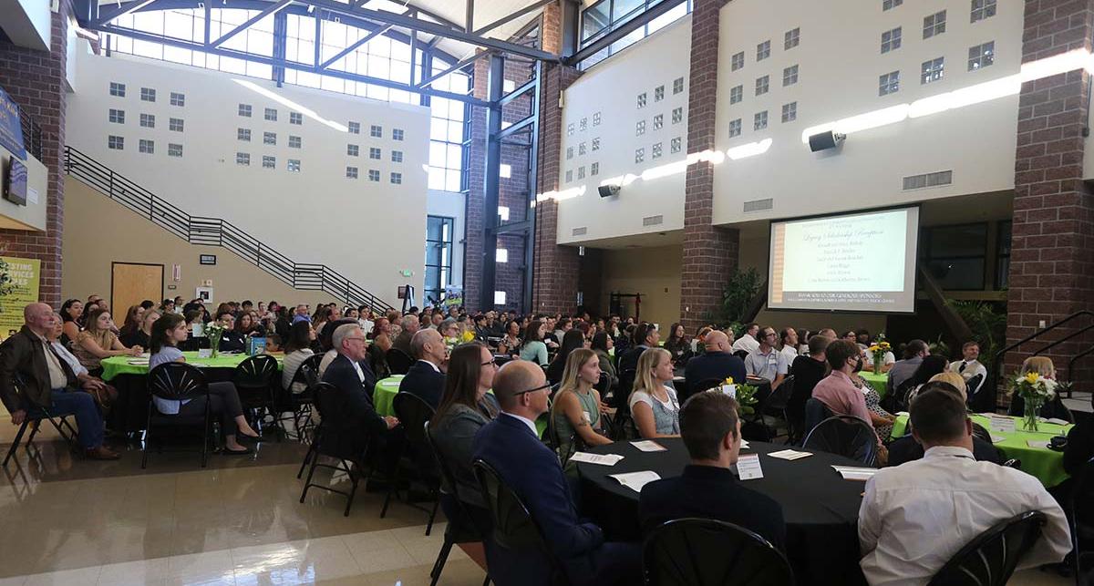 A group of people attending the event.