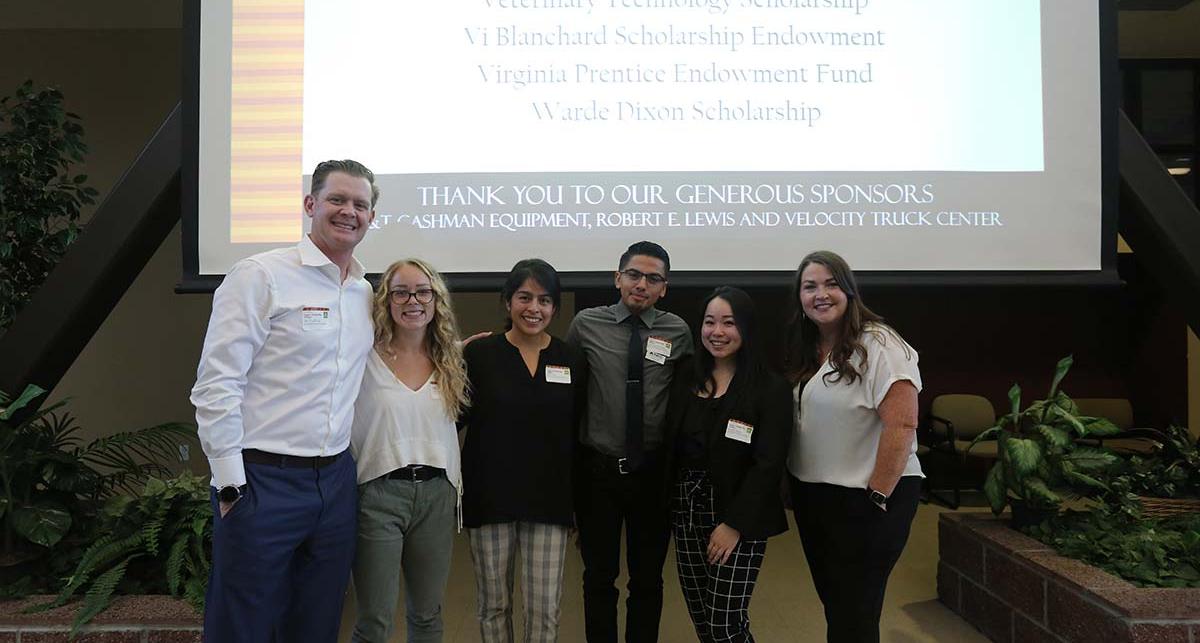 Donor Dr. Todd Sala with recipients.