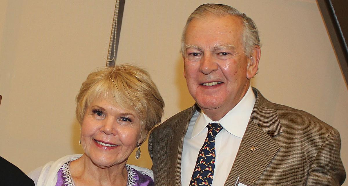 Dianne Cheseldine with paleoanthropologist Dr. Donald Johanson in 2011.