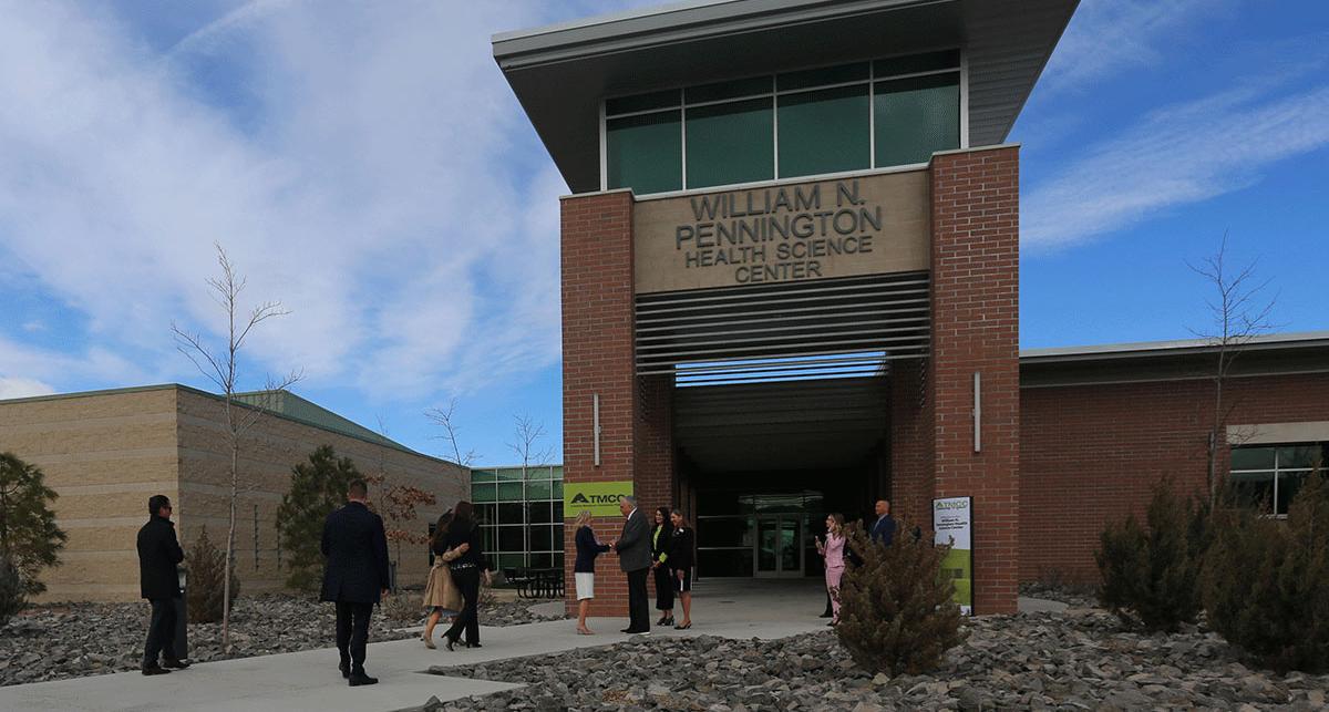 Dr. Jill Biden arrives at the William N. Pennington Health Science Center.