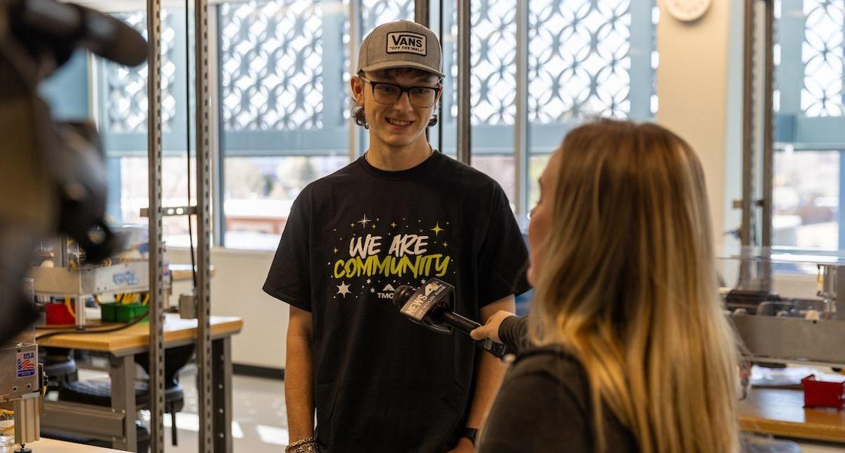 Local news outlets interviewed students about their experiences inside the newly featured center.