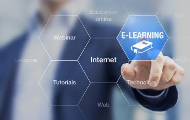 Stock photo of elearning graphic