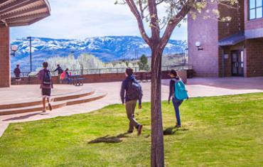 students on Dandini Campus